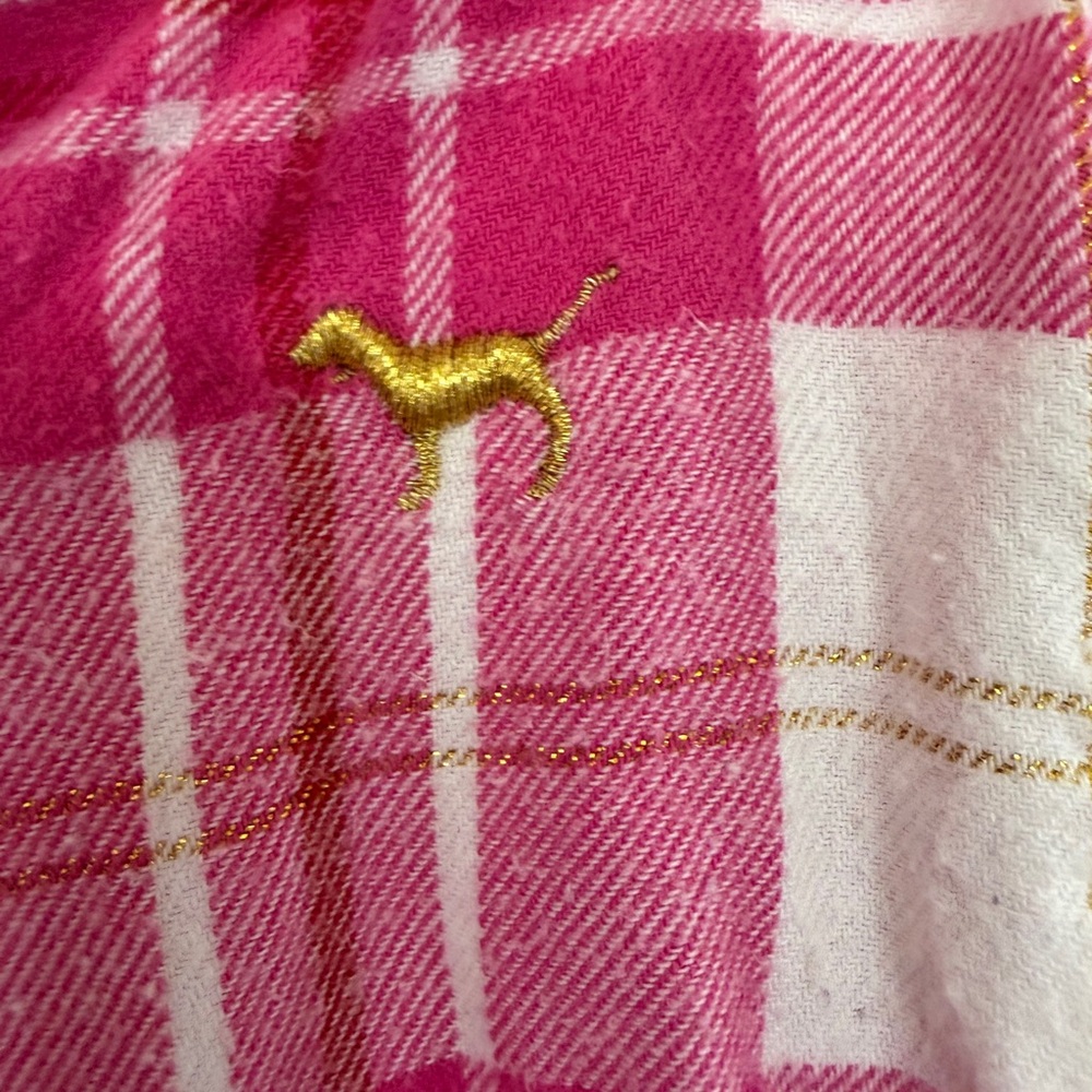 PINK Victoria's Secret Kids Plaid Pajama Bottoms - Picture 7 of 11